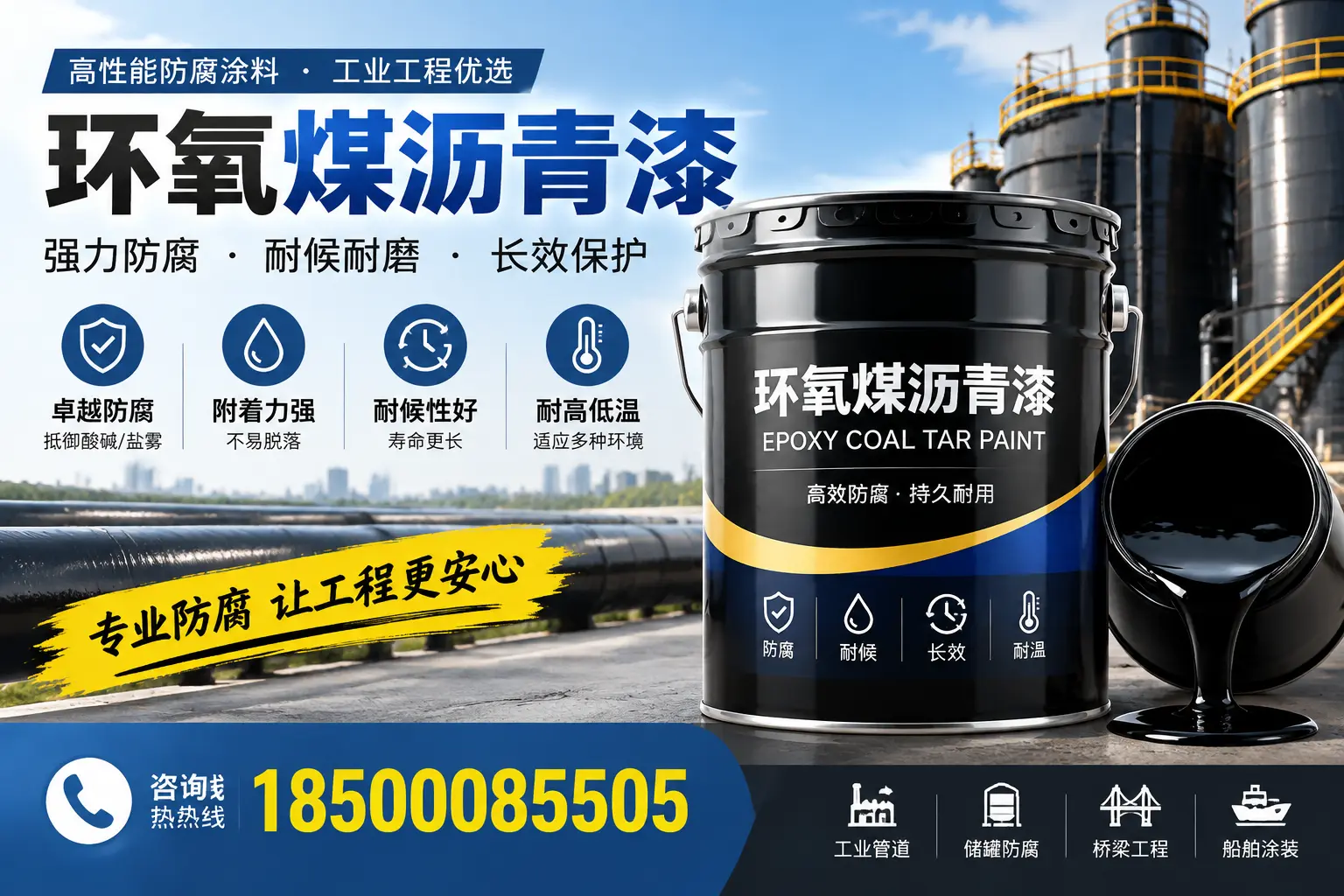 环氧煤沥青漆的施工方法与注意事项，确保在林芝顺利完成